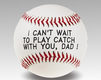 Birth Announcement - Personalized Baseball