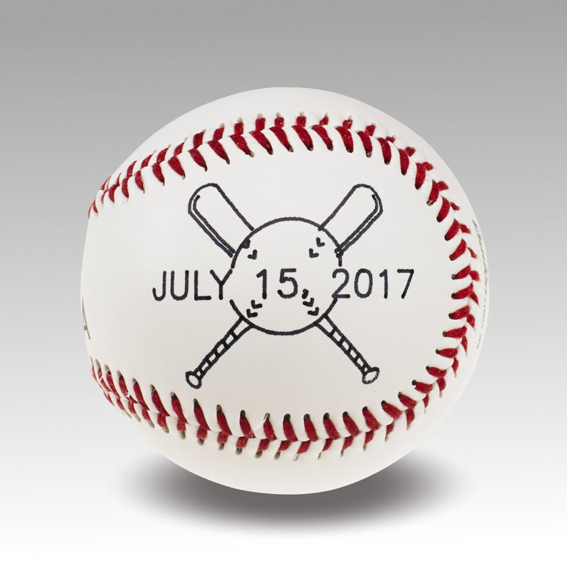 Personalized Baseball Birth Announcement Etsy