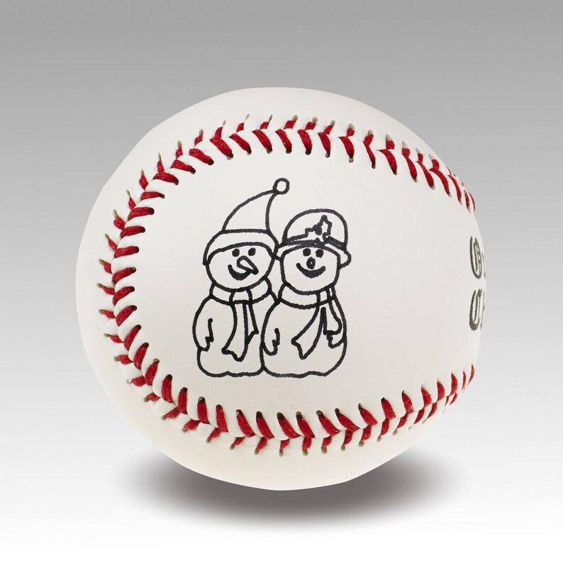 Personalized Custom Baseball Christmas Ornament image 6