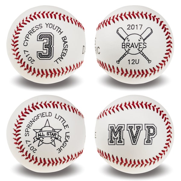 Custom baseballs - For any occasion - Player Awards - Wedding - Birthday - Employee Appreciation