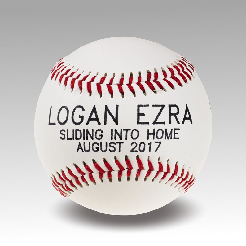 Personalized Baseball Birth Announcement Etsy