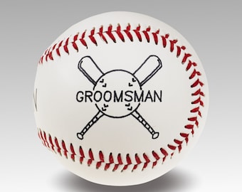 Groomsman Gift - Wedding Party - Custom Baseball