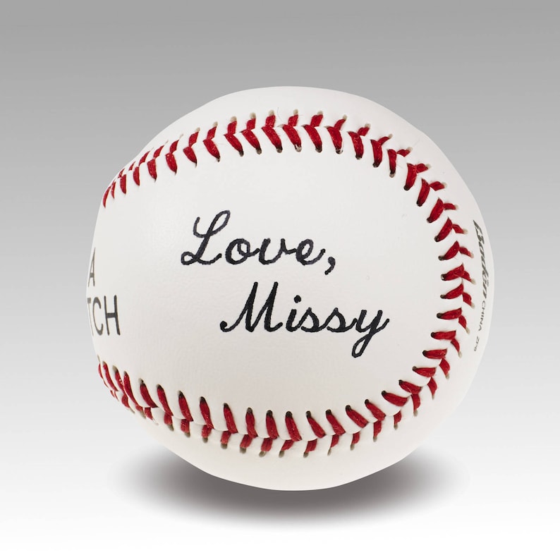 Custom Valentine's Day Baseball Personalize Yours Today image 3