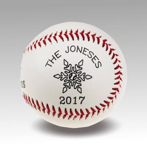 Personalized Custom Baseball Christmas Ornament image 5
