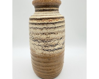 Vintage 8" West Germany 213-20 Fat Lava Pottery Vase By Scheurich Keramik