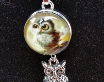 Beautiful Owl Pendant- 18mm Owl snap included