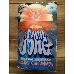 Swan Song Robert McCammon Pocket Books Paperback 1st 1987 Dystopian Horror VTG