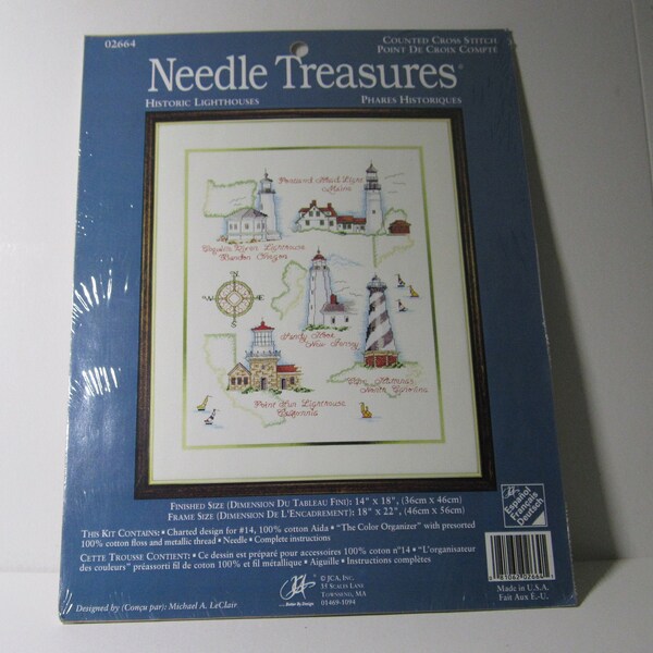 Christmas wreath embroidery kit 15 cm