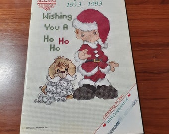 Precious Moments Merry Christmas 1973 - 1993 Kreuzstich von Gloria & Pat
