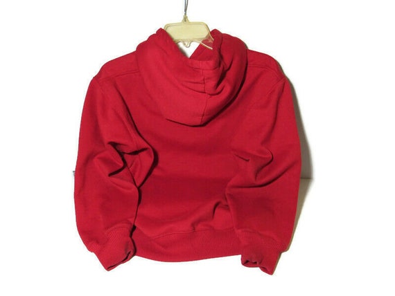 VTG Lifeguard Sweatshirt Hoodie Santa Cruz CA Red… - image 2