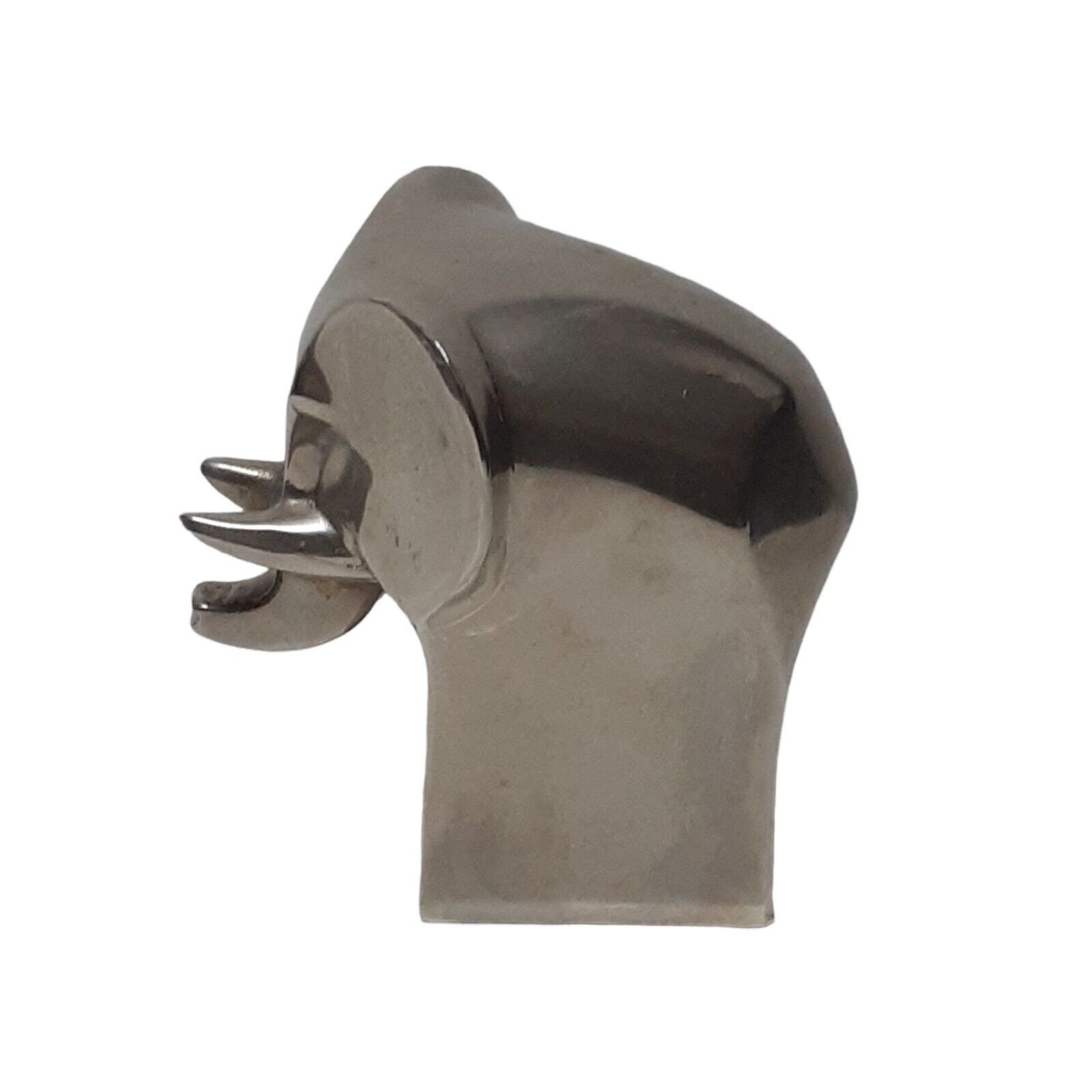 DANSK Designs Japan Silver Plated Elephant Paperweight DANSK Designs Japan Silver Plated Elephant Paperweight