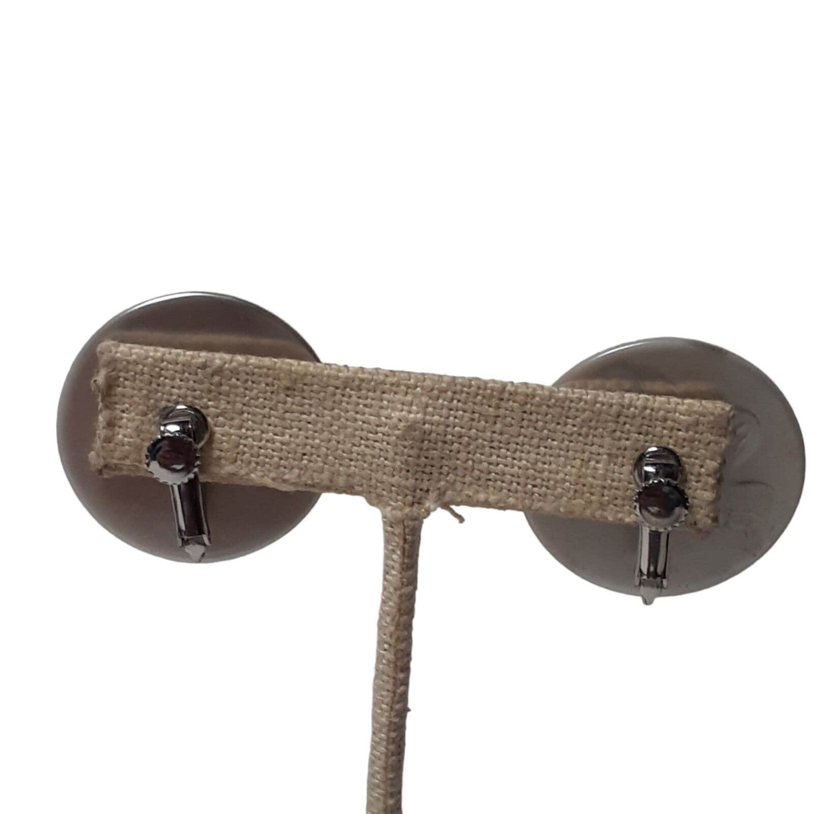 ヴィンテージ 1980 年代 イヤリング クリップオン シルバー パール