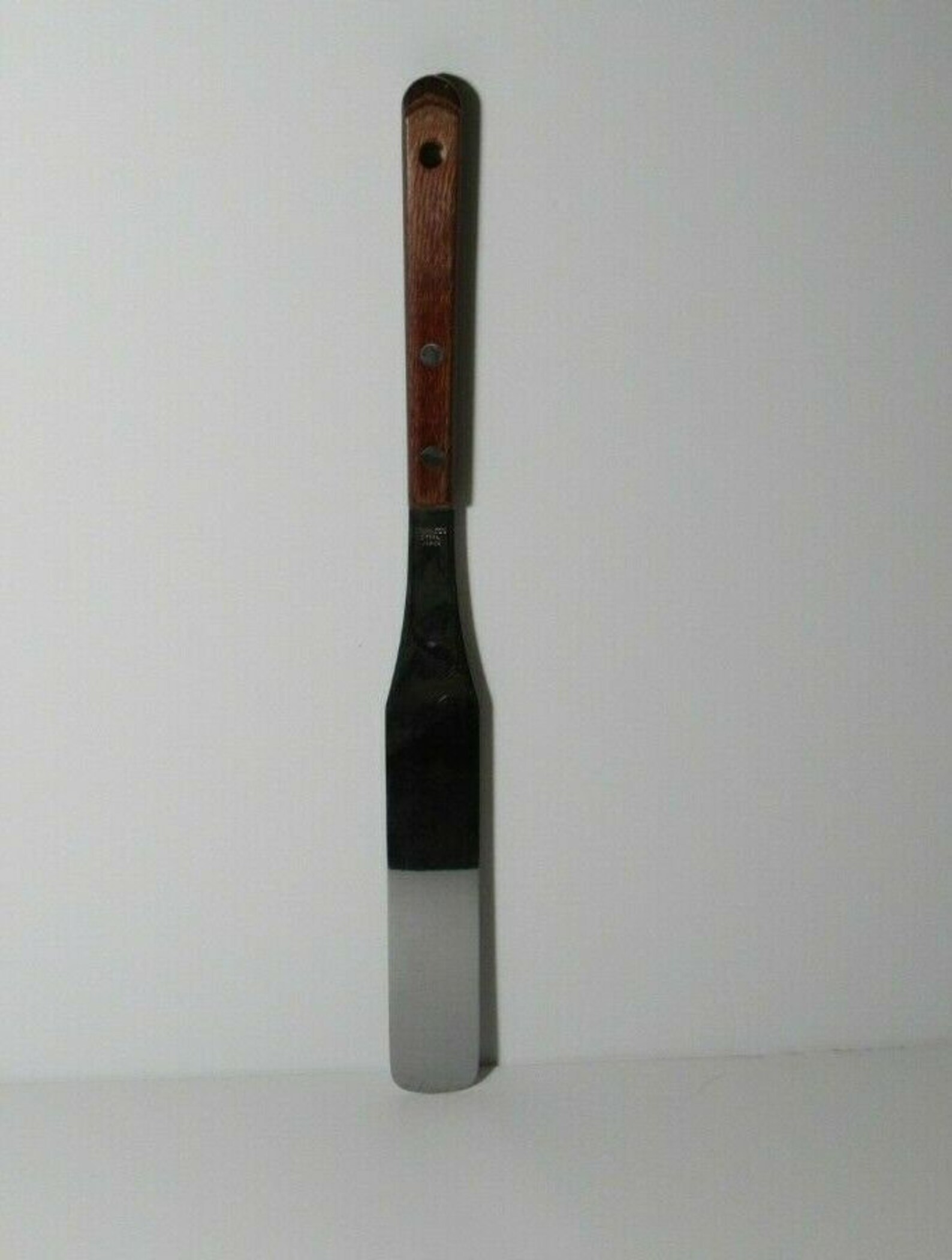 Vintage Icing Cake Frosting Knife Spatula Wood Stainless Steel Japan Etsy