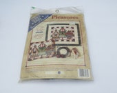 VTG Dimensions Easy Counted Cross Stitch Weekend Project Birdhouse Trio Kit