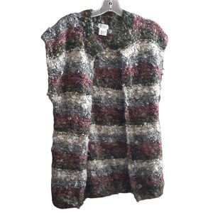 Vintage Iconic Bullocks Wilshire Los Angeles Short Sleeve Cardigan Boucle Yarn L