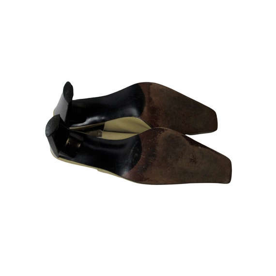 VTG Stuart Weitzman Slingback Heels Pointy Square… - image 2