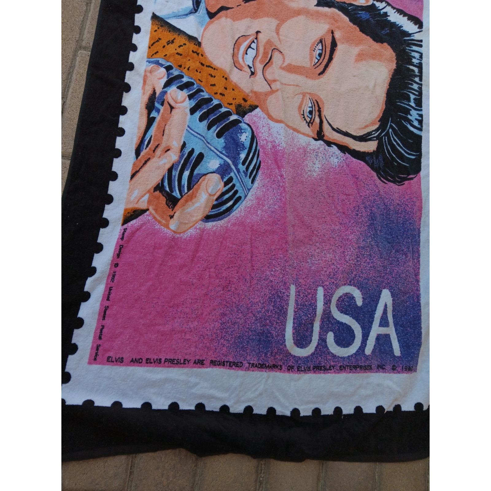 ヴィンテージ エルヴィス・プレスリー ビーチタオル：キング・オブ