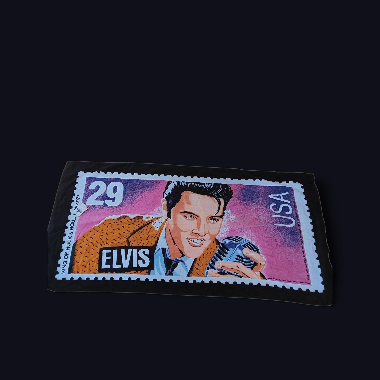 ヴィンテージ エルヴィス・プレスリー ビーチタオル：キング・オブ