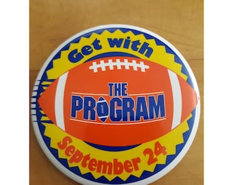Vintage Promotional Movie Merchandise Pinback Button The Program 1993 Football