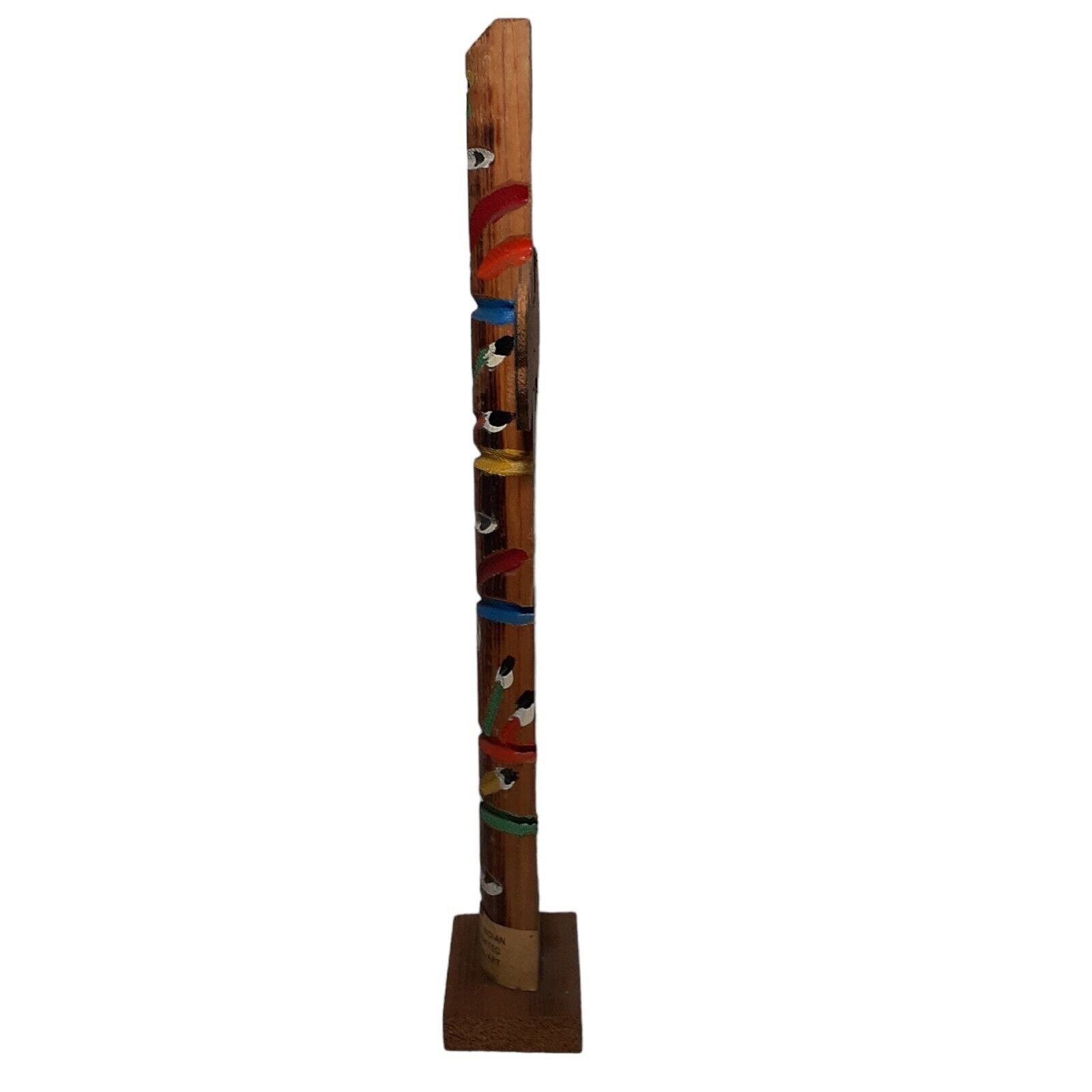 Chippewa Souvenir Tabletop Totem Pole Hand Painted United States