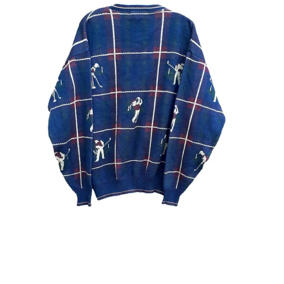 トップス WofG Logo plaid pattern Tee Men's Cotton T-Shirt -Red Buffalo Check Plaid Tartan Pattern