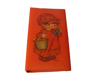 Hallmark Mary Hamilton Photo Album 1972 Bright Orange Holds 4" x 3" Photos NOS