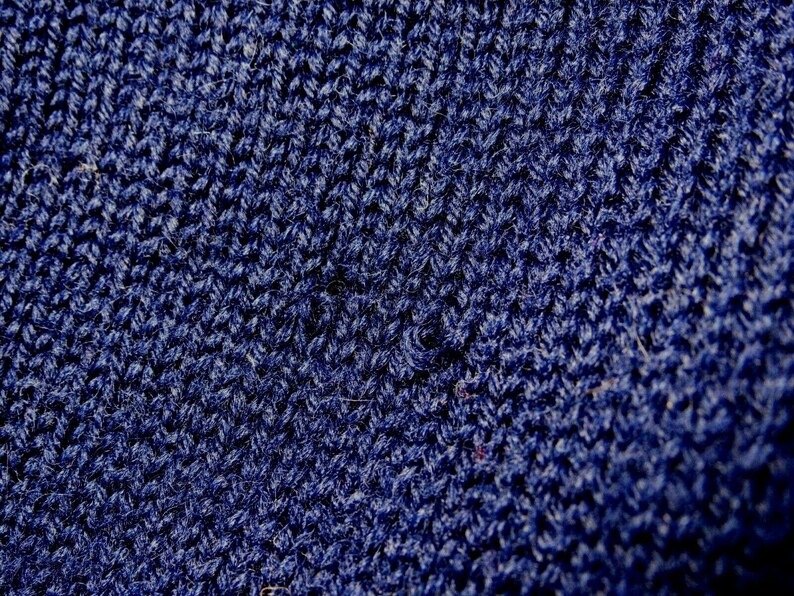 Vtg Wool Cardigan Sweater Hand Knit Norway Norsk Handsteikk AS Bergen L Fair Isle Holes