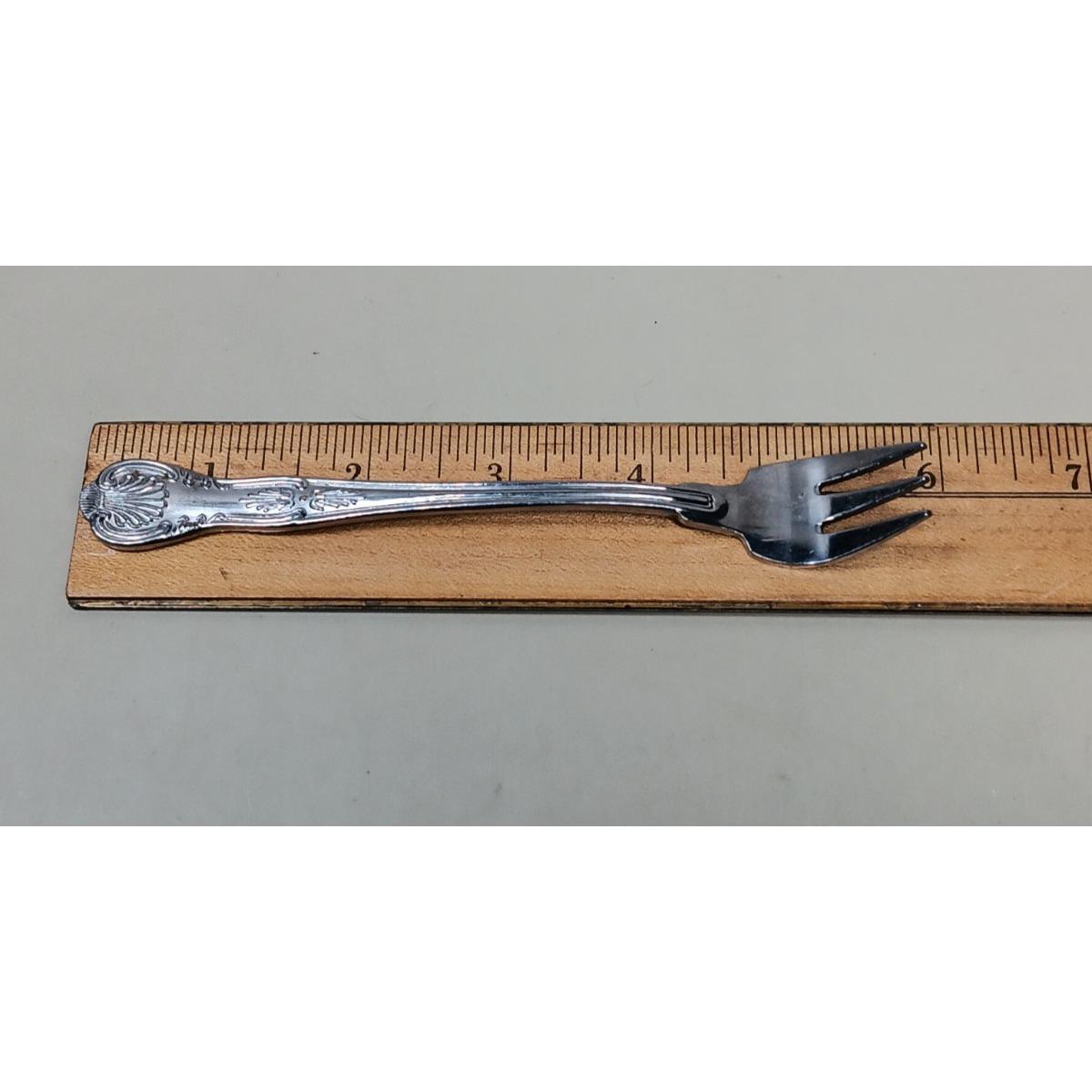 Capco Silverplate Short Tine Forks Japan Cocktail Seafood Oyster