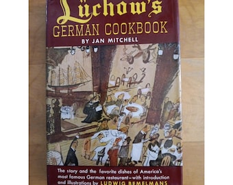 Luchow's German Cookbook Restaurant New York, Ludwig Bemelmans Illustraties