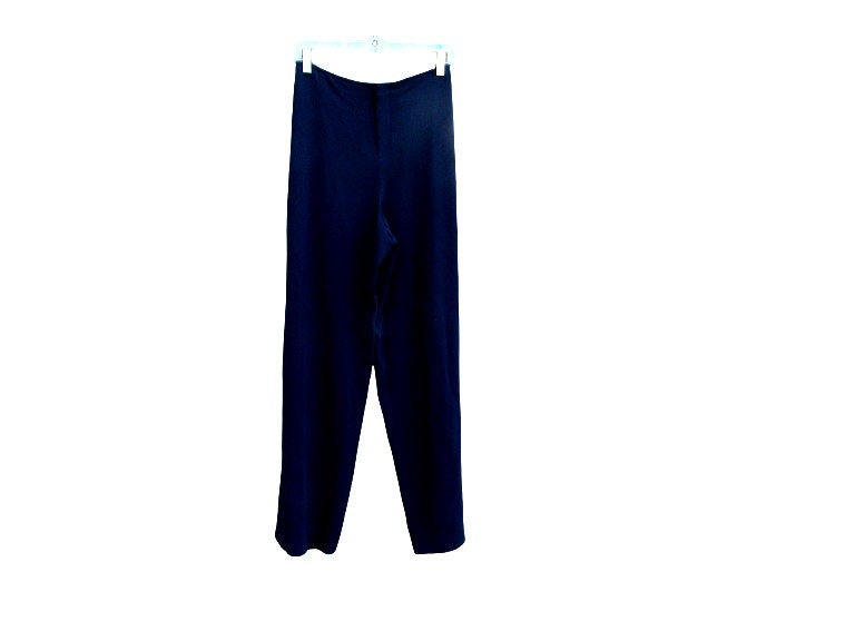 Vtg 90s Ellen Tracy High Waist Wide Leg 
