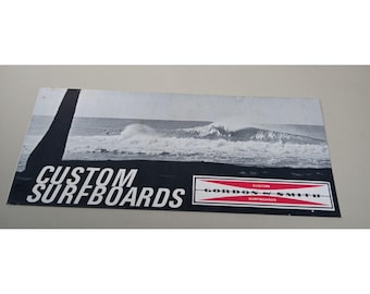 Gordon & Smith Surfing Ephemera 1960s Custom Surf Boards Historic Brand Pamphlet