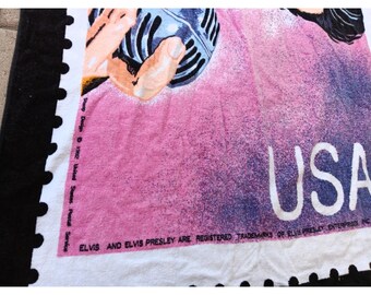 ヴィンテージ エルヴィス・プレスリー ビーチタオル：キング・オブ