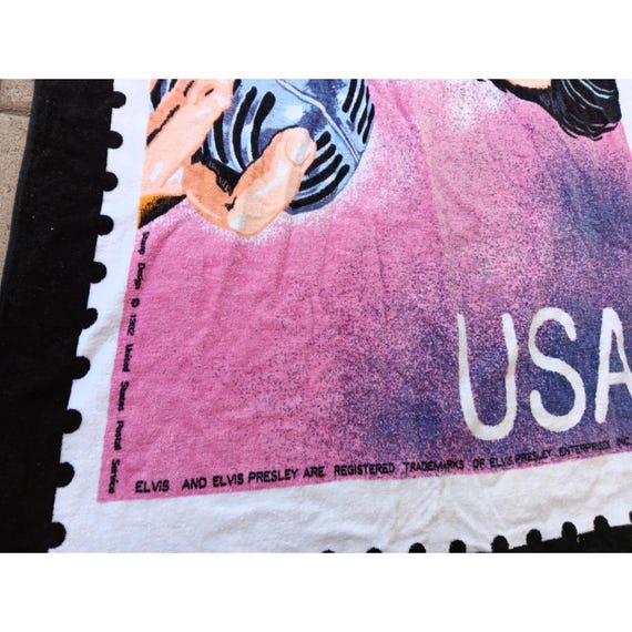 ヴィンテージ エルヴィス・プレスリー ビーチタオル：キング・オブ