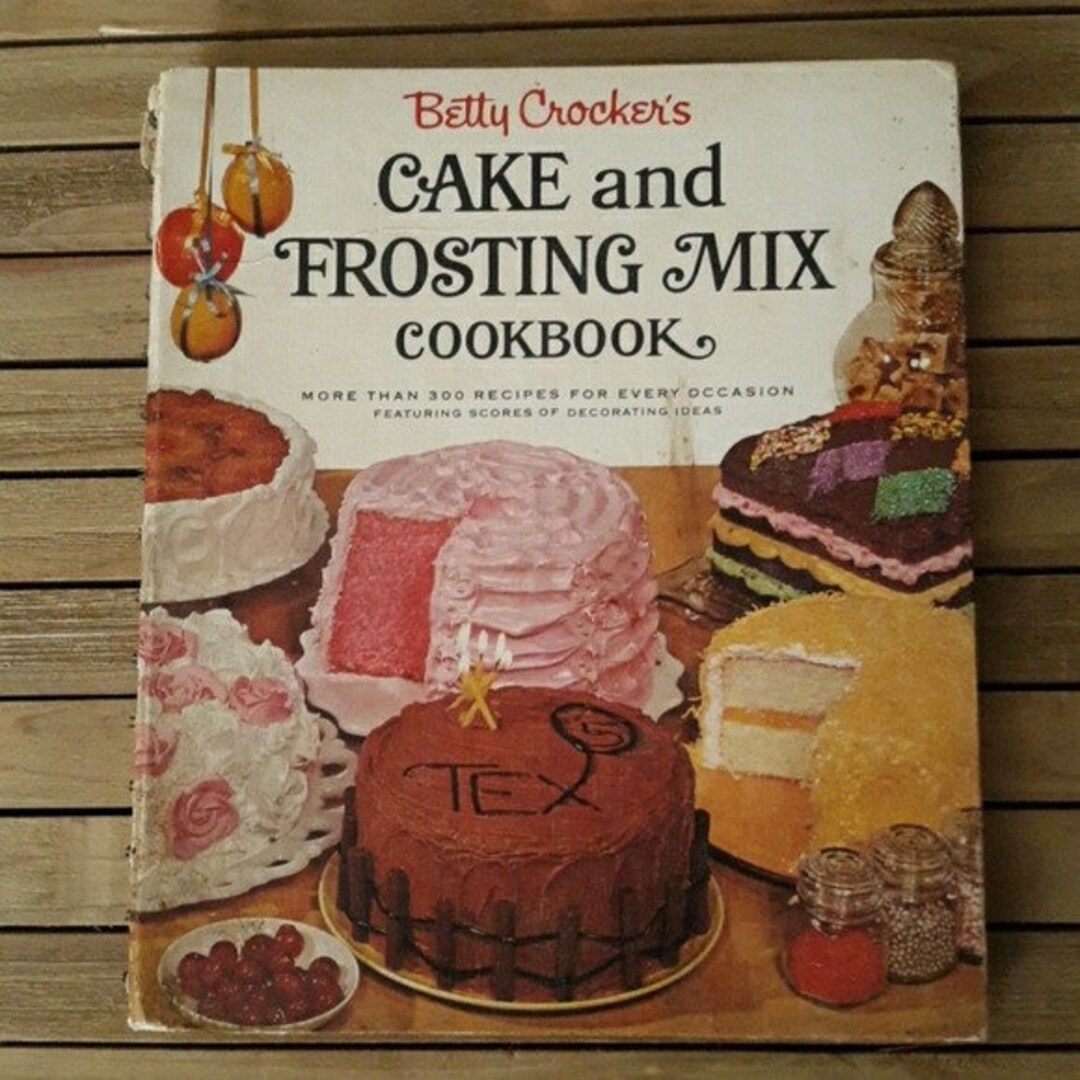 Betty Crockers Cake and Frosting Mix Cookbook 1st Edition 1966 Etsy