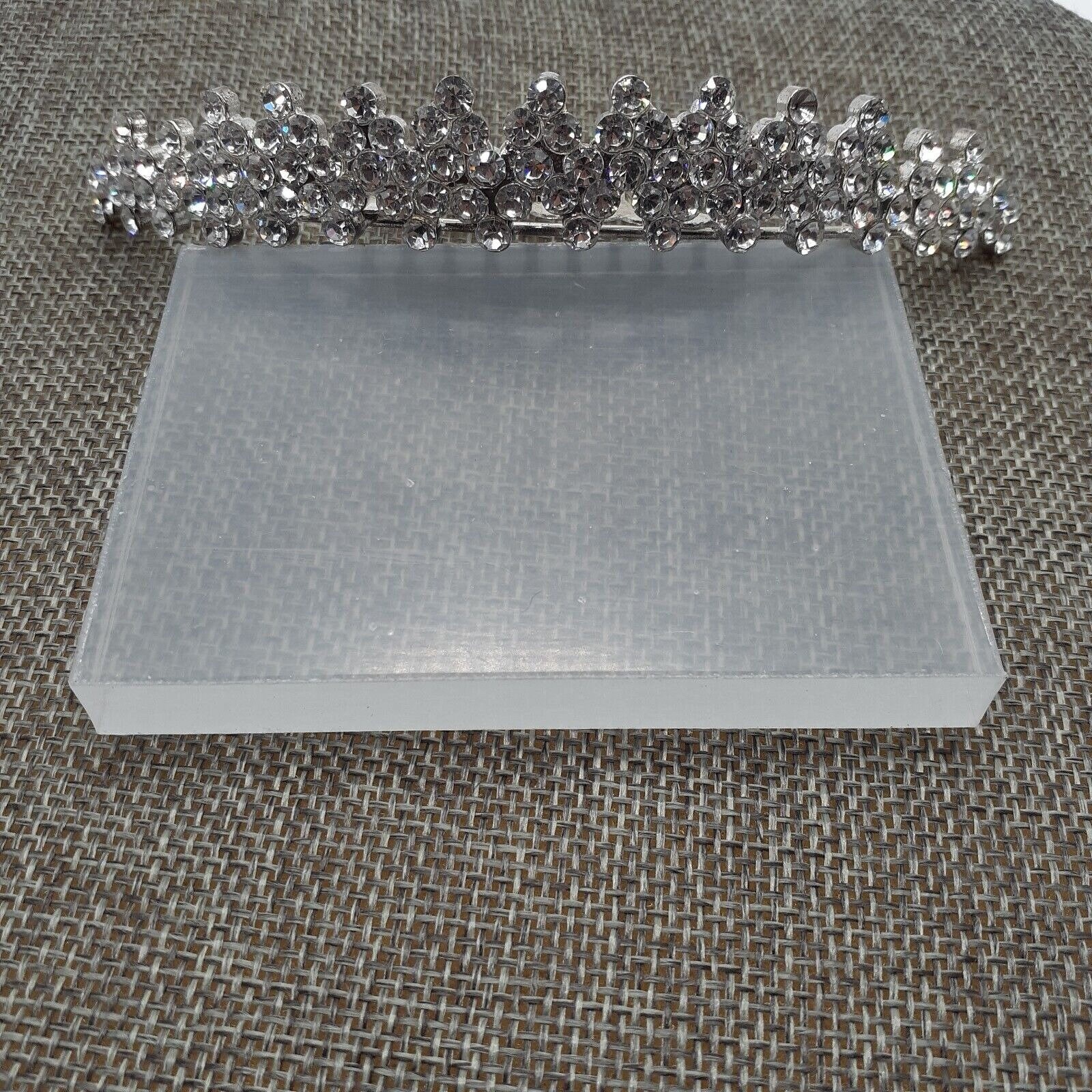 Clear Rhinestone Hair Tiara Wedding Prom Romantic  display picture 3