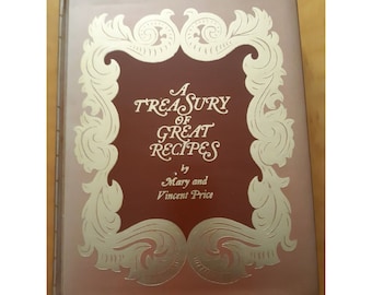 A Treasury of Great Recipes Vincent Price Stated Fifth Printing 1965 Cookbook