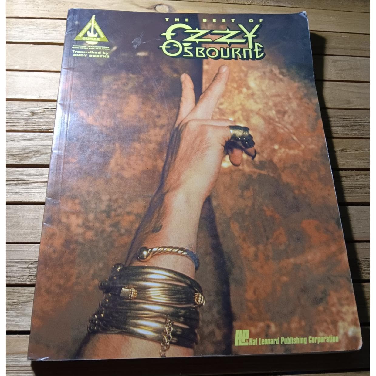 Vintage Ozzy Osbourne Guitar Tab Book, 1993 Heavy Metal Tablature