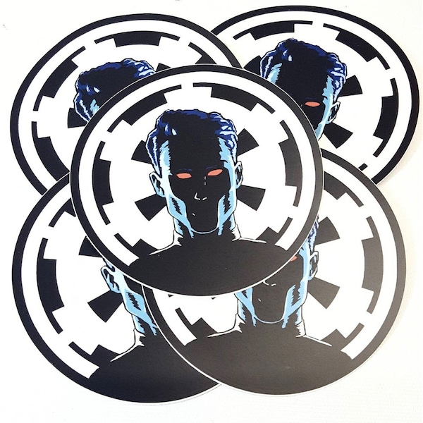 sticker/Thrawn/Star wars/clone wars/4"/Vinyl stickers/waterproof