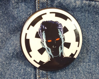 Thrawn/ grand admiral thrawn/Art Print /button/ 2.25"/pin/star wars/kotor