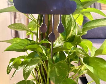 Rain Cloud Garden Stake Plant Stake Decoration Metal Plant Accessory