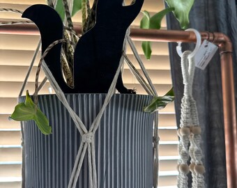 Reaching Cat Garden Stake Plant Stake Decoration Metal Plant Accessory