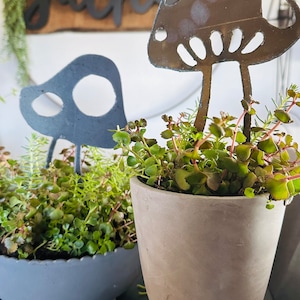 Mushroom / Toadstool Plant Stake Garden Stake Decoration Plant Accessory