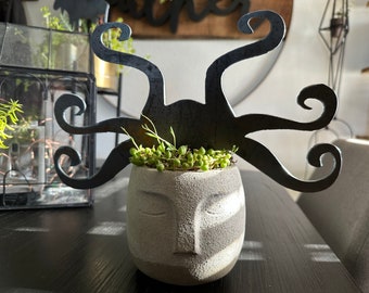 Medusa Hair Plant Stake Garden Stake Metal Decoration Plant Accessory crazy hair Plant accessory