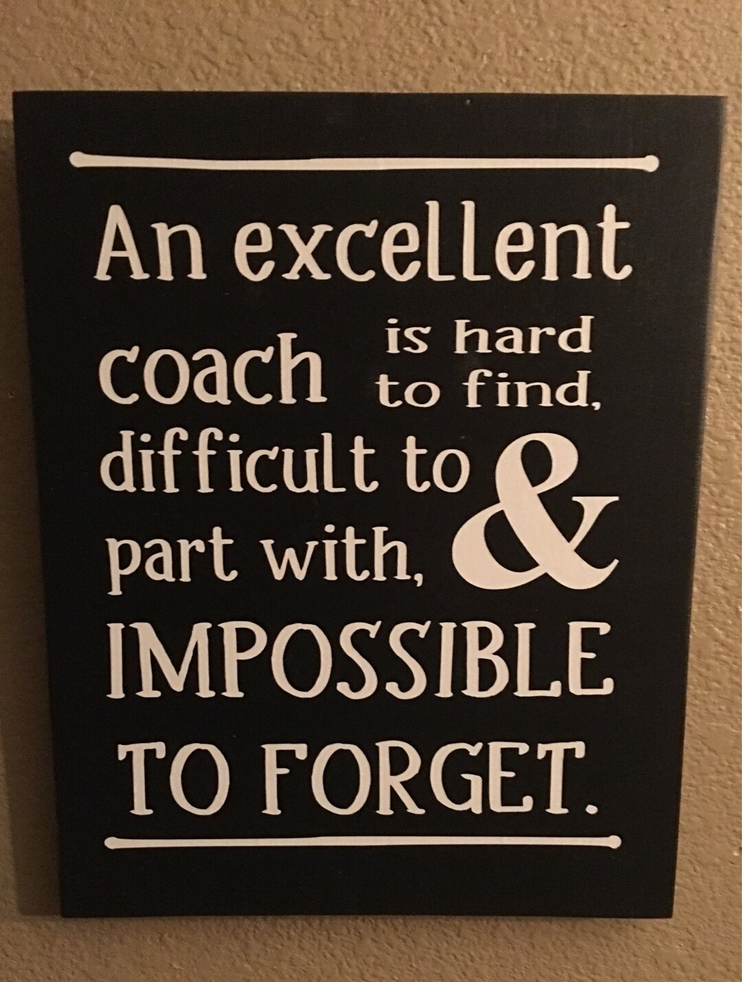 Coach Sign// Coach Thank You Gift// Coach Gift// Team Gift// Sport ...