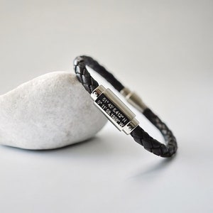 Coördinatencadeau - Coördinatenarmband heren