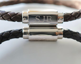 Pulseras personalizadas para hombre, pulseras grabadas, pulseras personalizadas para hombre, pulsera para hombre