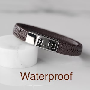 Personalised Men&#39;s Bracelets, Engraved Bracelets, Custom Mens Bracelets, Men&#39;s Bracelet