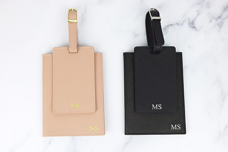 personalised passport cover and luggage tag