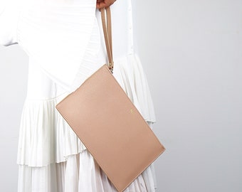 Clutch Bag - Saffiano Leather Clutch Bag - Personalised Clutch Bag