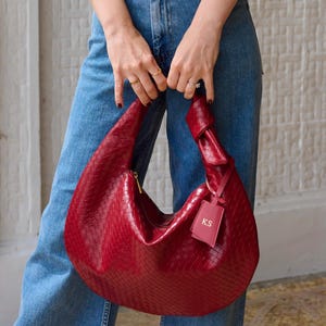 Woven Shoulder Bag - Etsy